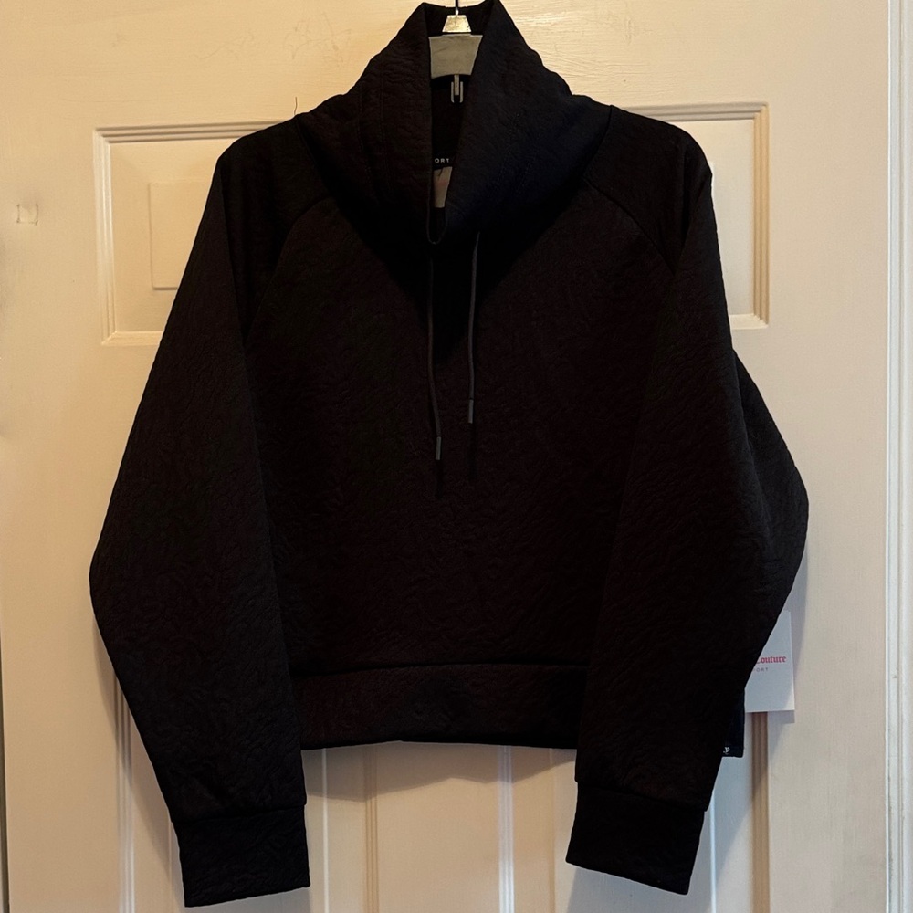 Juicy Couture Black Quilted Pullover